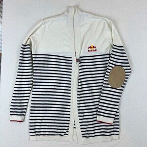 Red Bull Womens Striped Cardigan - New without Tags - Medium - Wool & Acrylic